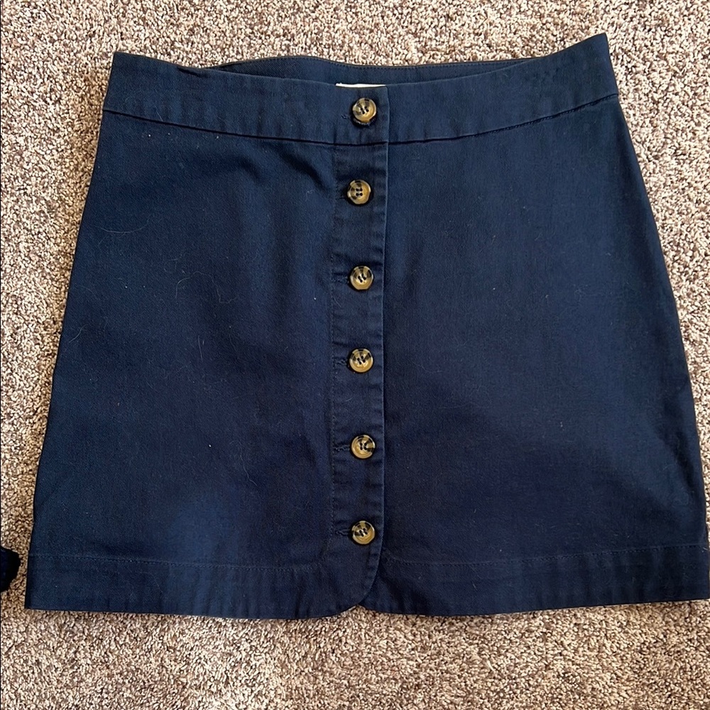 Copper Key Blue Mini Skirt Casual